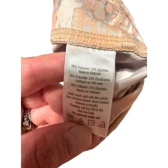 Alo Yoga Airbrush Leggings Tropical Peach Python ALO Yoga Size Large - Picture 5 of 8